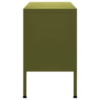 Thumbnail for TV-Schrank Olivgrün 105x35x50 cm Stahl