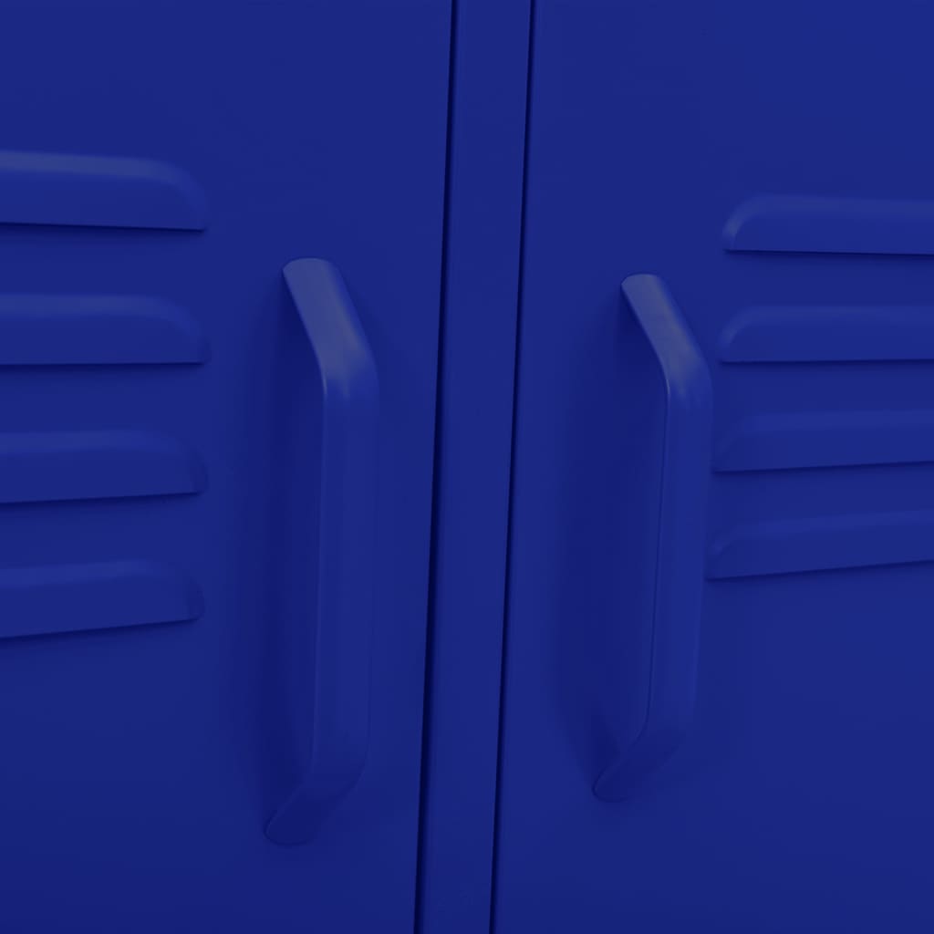 TV-Schrank Marineblau 105x35x50 cm Stahl