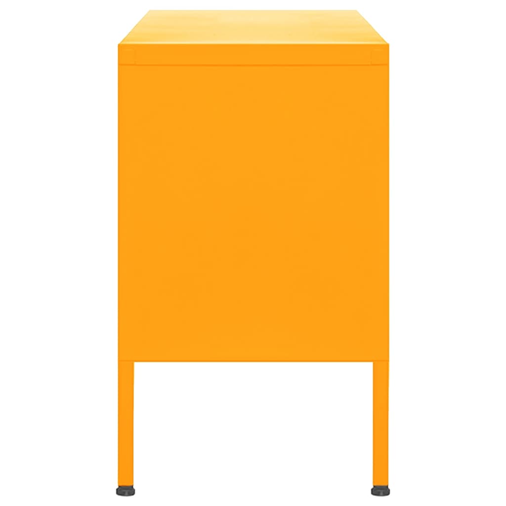 TV-Schrank Senfgelb 105x35x50 cm Stahl