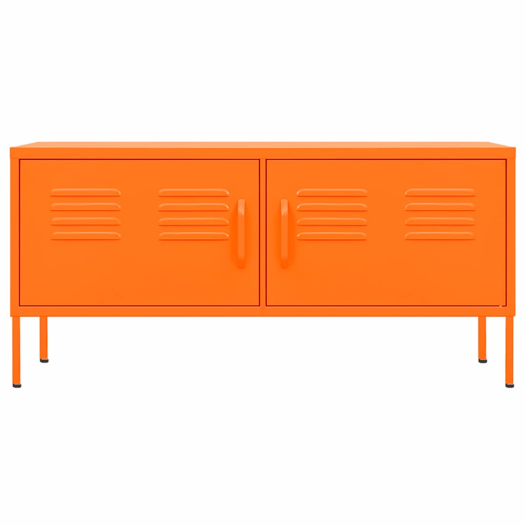 TV-Schrank Orange 105x35x50 cm Stahl