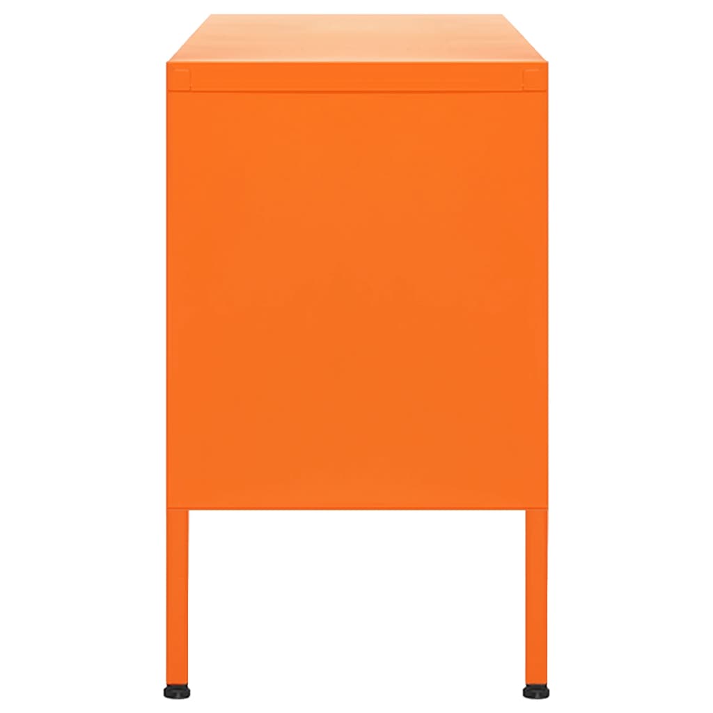 TV-Schrank Orange 105x35x50 cm Stahl