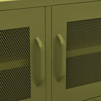 Thumbnail for TV-Schrank Olivgrün 105x35x50 cm Stahl