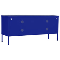 Thumbnail for TV-Schrank Marineblau 105x35x50 cm Stahl