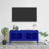 Thumbnail for TV-Schrank Marineblau 105x35x50 cm Stahl