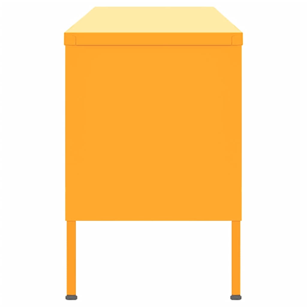 TV-Schrank Senfgelb 105x35x50 cm Stahl