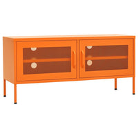 Thumbnail for TV-Schrank Orange 105x35x50 cm Stahl