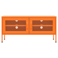 Thumbnail for TV-Schrank Orange 105x35x50 cm Stahl