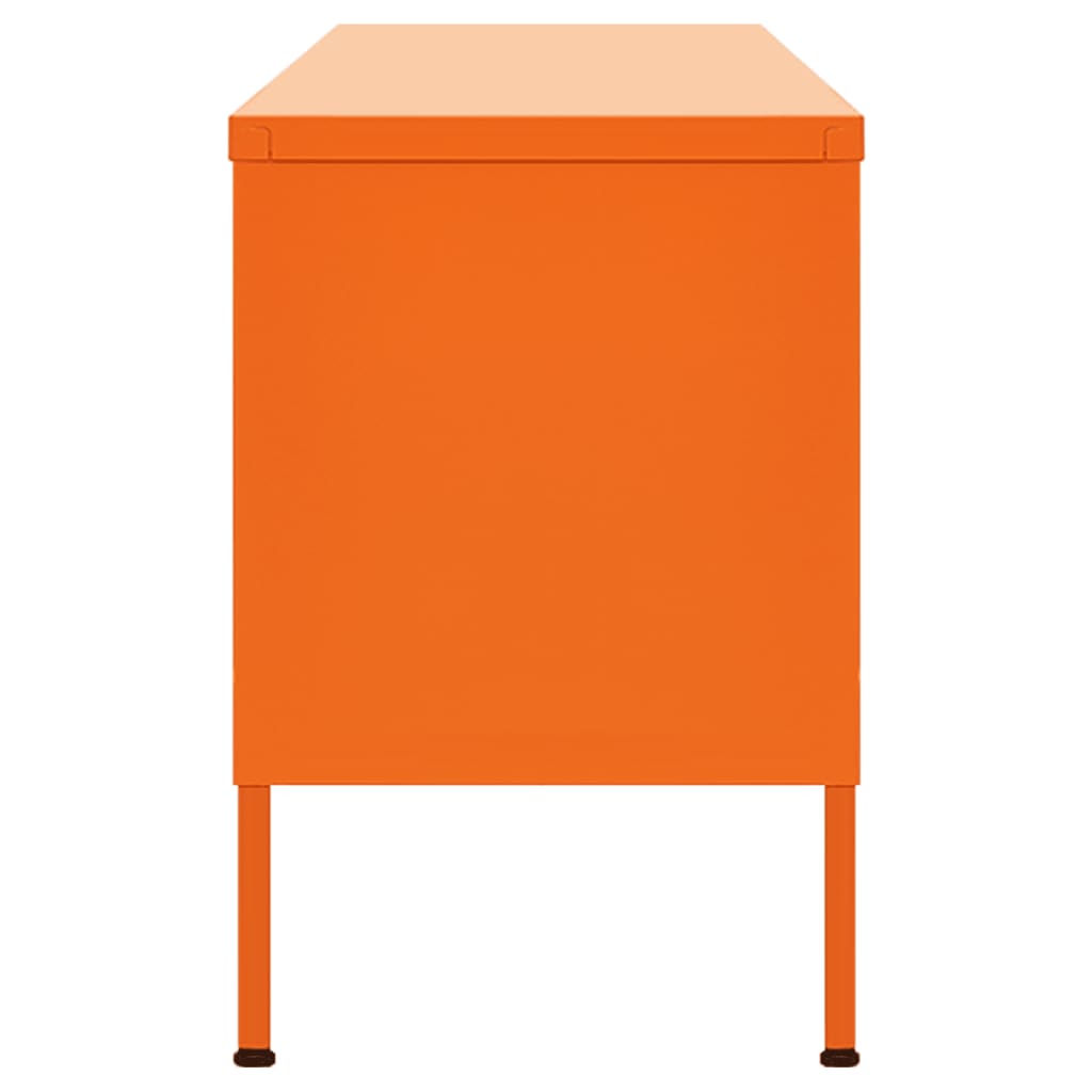 TV-Schrank Orange 105x35x50 cm Stahl