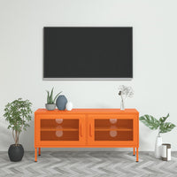Thumbnail for TV-Schrank Orange 105x35x50 cm Stahl