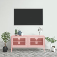 Thumbnail for TV-Schrank Rosa 105x35x50 cm Stahl