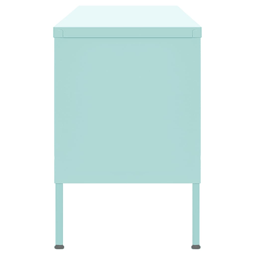 TV-Schrank Minzgrün 105x35x50 cm Stahl