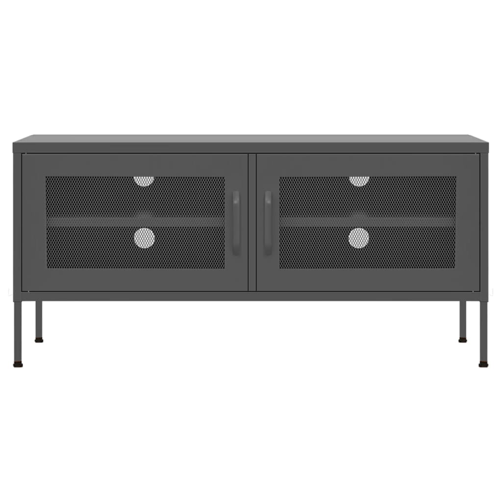 TV-Schrank Anthrazit 105x35x50 cm Stahl