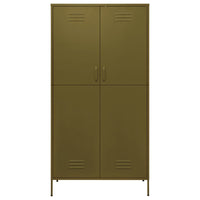 Thumbnail for Kleiderschrank Olivgrün 90x50x180 cm Stahl