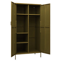 Thumbnail for Kleiderschrank Olivgrün 90x50x180 cm Stahl