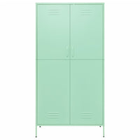 Thumbnail for Kleiderschrank Minzgrün 90x50x180 cm Stahl
