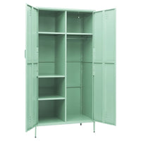 Thumbnail for Kleiderschrank Minzgrün 90x50x180 cm Stahl