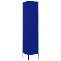 Thumbnail for Schließfachschrank Marineblau 35x46x180 cm Stahl