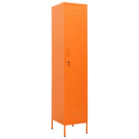 Thumbnail for Schließfachschrank Orange 35x46x180 cm Stahl