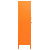 Thumbnail for Schließfachschrank Orange 35x46x180 cm Stahl