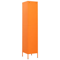 Thumbnail for Schließfachschrank Orange 35x46x180 cm Stahl