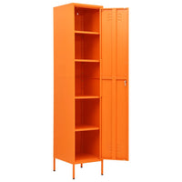 Thumbnail for Schließfachschrank Orange 35x46x180 cm Stahl