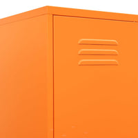 Thumbnail for Schließfachschrank Orange 35x46x180 cm Stahl