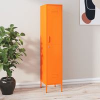 Thumbnail for Schließfachschrank Orange 35x46x180 cm Stahl