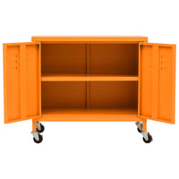 Thumbnail for Lagerschrank Orange 60x35x56 cm Stahl