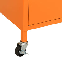 Thumbnail for Lagerschrank Orange 60x35x56 cm Stahl