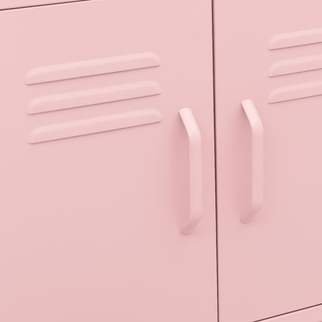 Lagerschrank Rosa 60x35x56 cm Stahl