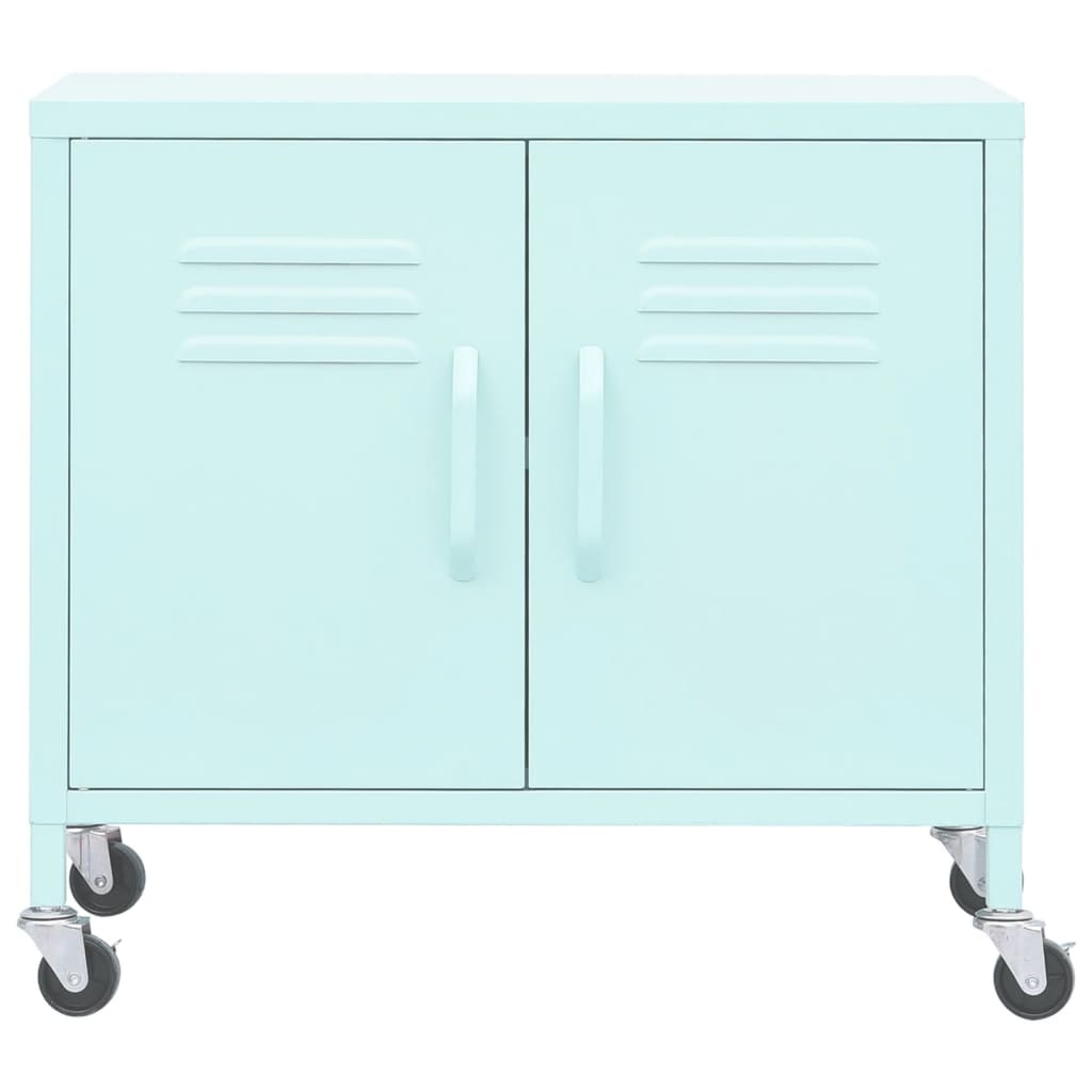 Lagerschrank Mintgrün 60x35x56 cm Stahl