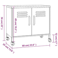 Thumbnail for Lagerschrank Mintgrün 60x35x56 cm Stahl