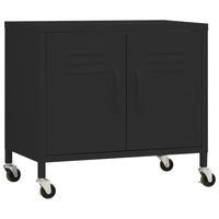 Thumbnail for Lagerschrank Schwarz 60x35x56 cm Stahl