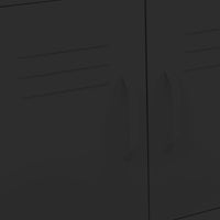 Thumbnail for Lagerschrank Schwarz 60x35x56 cm Stahl