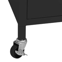 Thumbnail for Lagerschrank Schwarz 60x35x56 cm Stahl