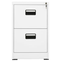 Thumbnail for Aktenschrank Weiß 46x62x72,5 cm Stahl