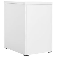 Thumbnail for Aktenschrank Weiß 46x62x72,5 cm Stahl