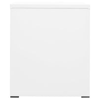 Thumbnail for Aktenschrank Weiß 46x62x72,5 cm Stahl