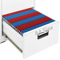 Thumbnail for Aktenschrank Weiß 46x62x72,5 cm Stahl