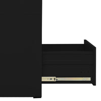 Thumbnail for Aktenschrank Schwarz 46x62x72,5 cm Stahl
