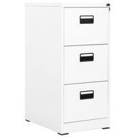 Thumbnail for Aktenschrank Weiß 46x62x102,5 cm Stahl