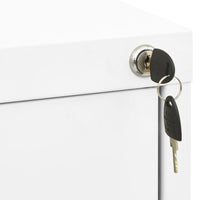 Thumbnail for Aktenschrank Weiß 46x62x102,5 cm Stahl