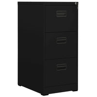 Thumbnail for Aktenschrank Schwarz 46x62x102,5 cm Stahl