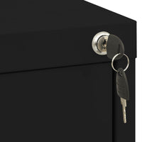 Thumbnail for Aktenschrank Schwarz 46x62x102,5 cm Stahl