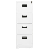 Thumbnail for Aktenschrank Weiß 46x62x133 cm Stahl
