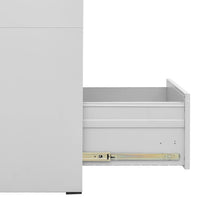 Thumbnail for Aktenschrank Hellgrau 46x62x133 cm Stahl