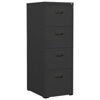 Thumbnail for Aktenschrank Anthrazit 46x62x133 cm Stahl