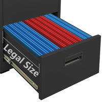 Thumbnail for Aktenschrank Anthrazit 46x62x133 cm Stahl