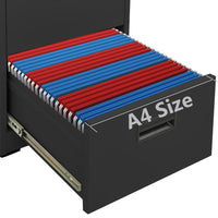 Thumbnail for Aktenschrank Anthrazit 46x62x133 cm Stahl