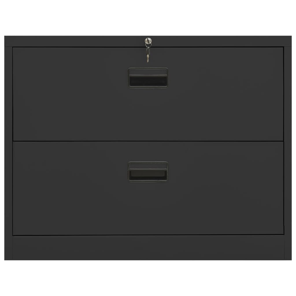 Aktenschrank Anthrazit 90x46x72,5 cm Stahl